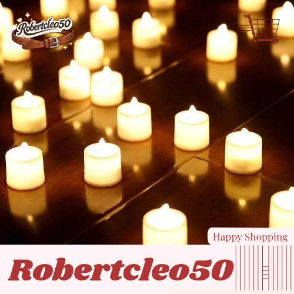 (LP05) Lampu Lilin Elektrik Lampu Baterai Lampu Lilin Baterai Lampu Tidur