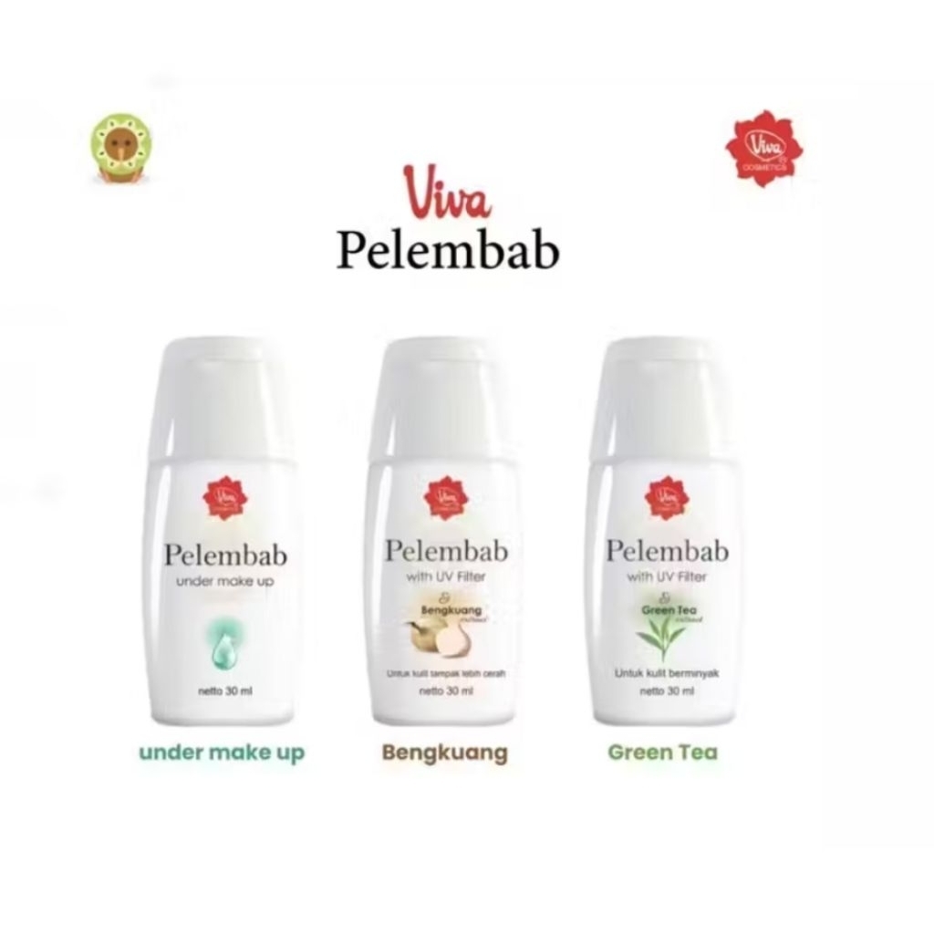 VIVA Pelembab Wajah 30ml dengan Moisturizer & Vitamin E untuk Kulit Cerah