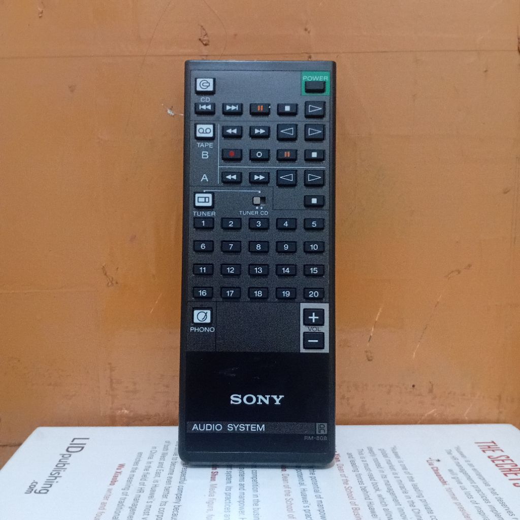 REMOTE AUDIO SYSTEM SONY SERI RM-808 ORIGINAL