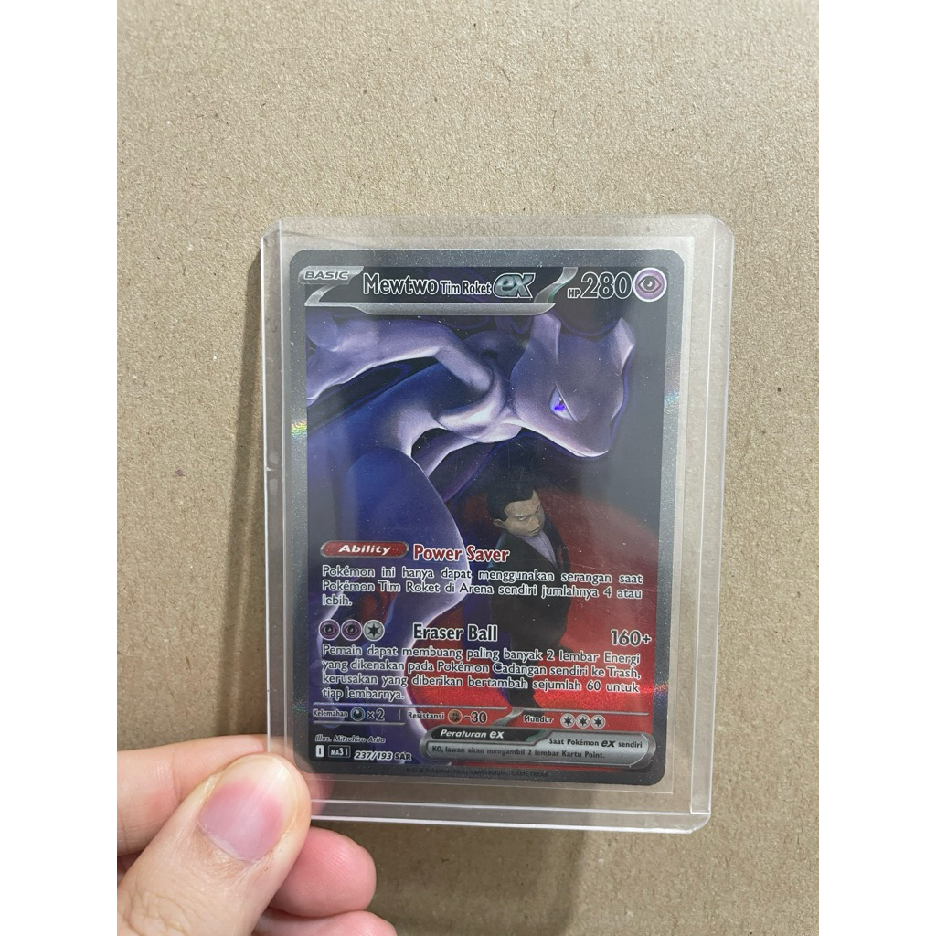 Mewtwo Team Tim Rocket SAR Mega Impian