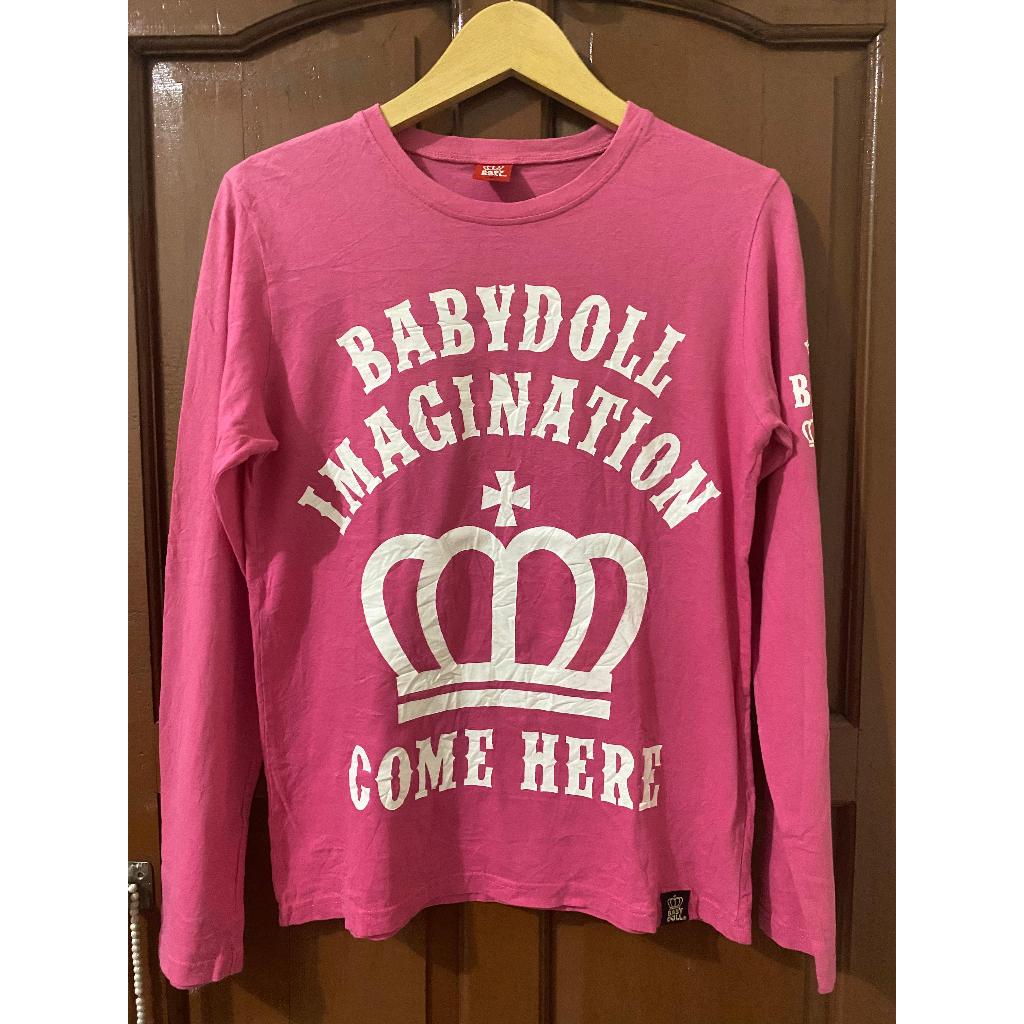 Kaos Baby Doll Lengan Panjang