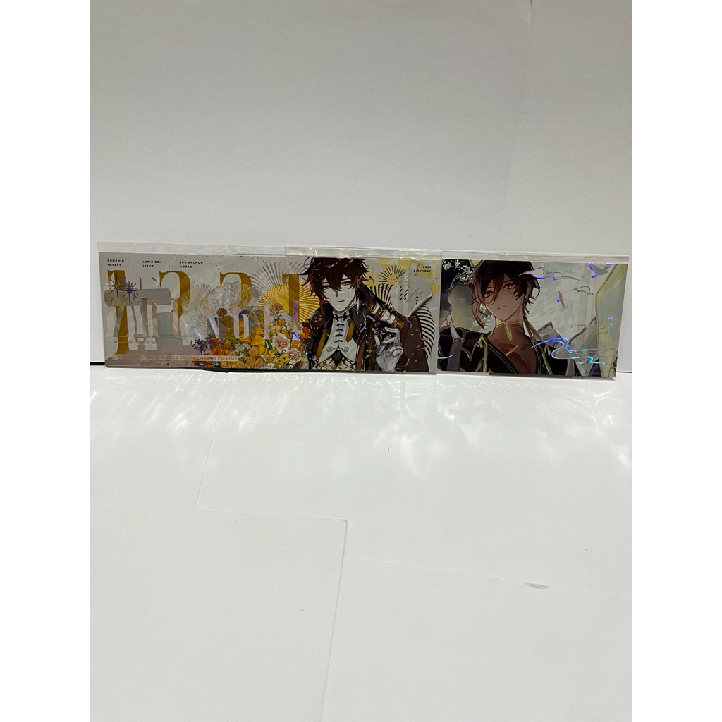 Genshin Impact Tiket Birthday KR Zhongli Event Fanmerch