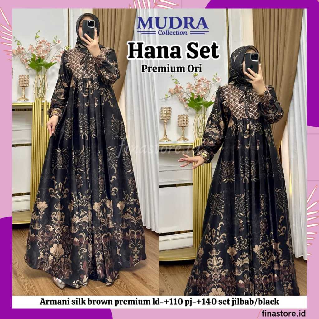 Mudra Hijab / Gamis Terbaru / Gamis Wanita / Gamis Premium / Gamis Pesta / One Set / Setelan / Aisya