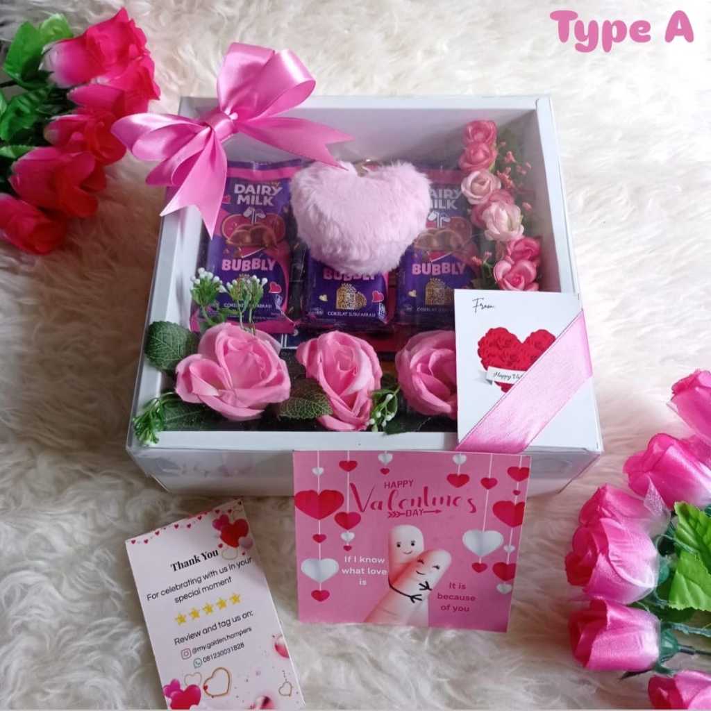 Kado Valentine / Hampers Coklat Cadbury Dairy Milk / Hadiah Ulang Tahun / Wisuda / Anniversary