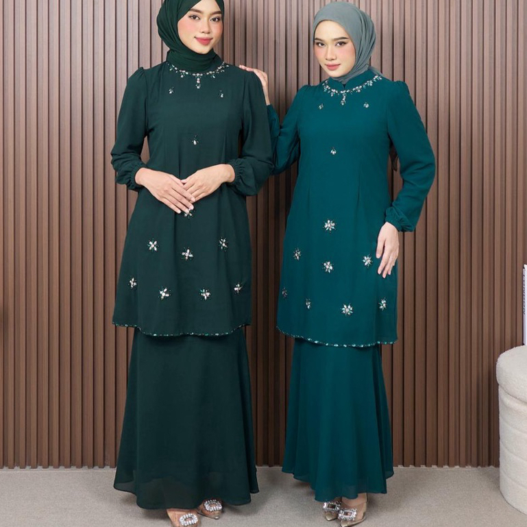 FAMYS - SETELAN ROK DUYUNG MALAY SYAFIRA SET MELAYU KURUNG PAYET 019496