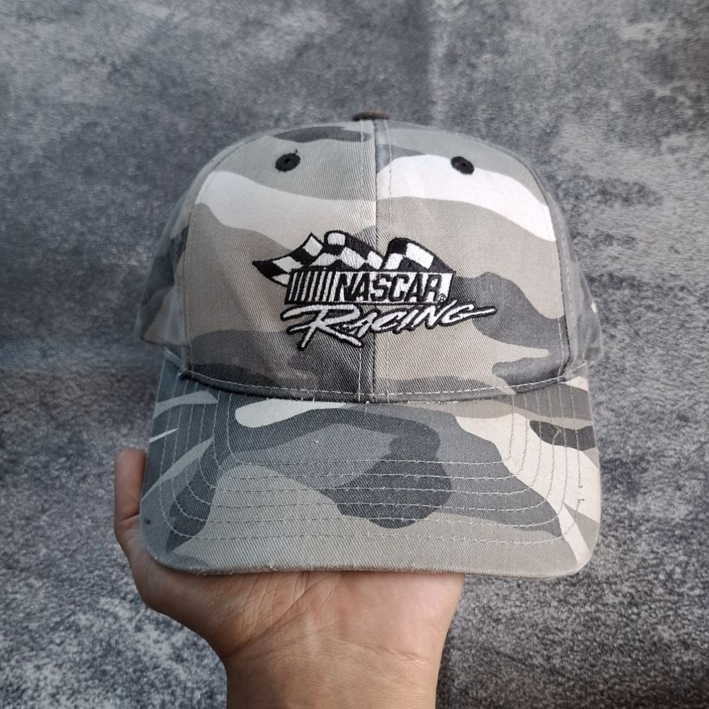 Topi Vintage Camo Nascar Racing Caps