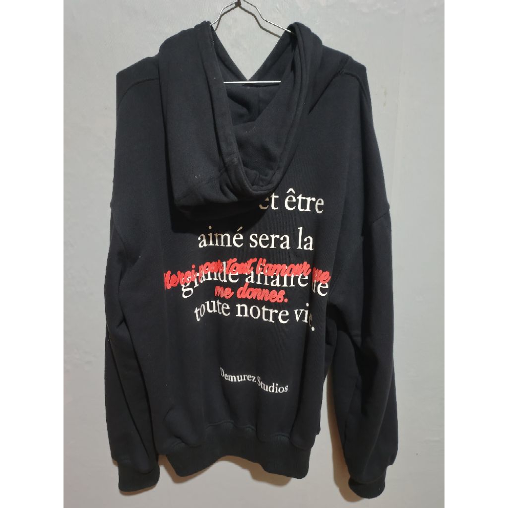 HOODIE BOXY OVERSIZE NE AVEC AMOUR, demurez