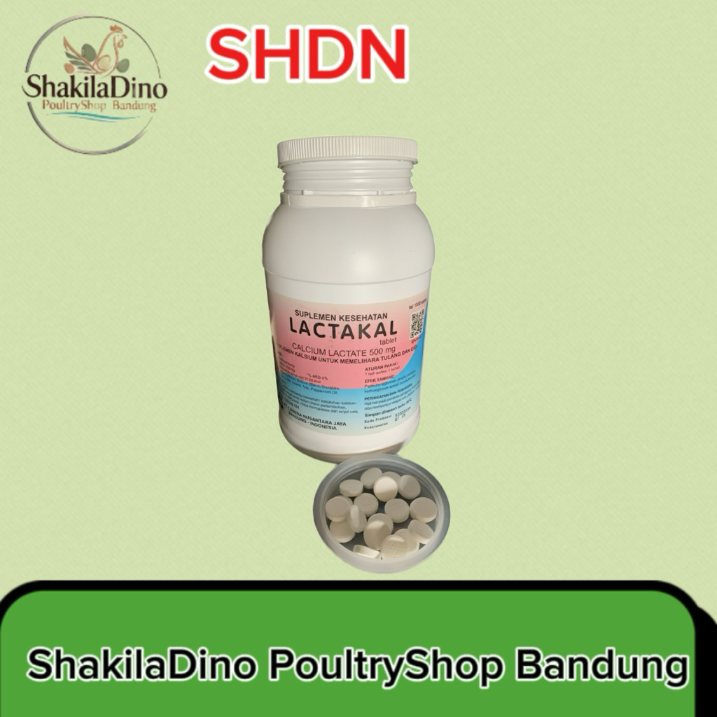 Kalek/lactakal kalsium tulang untuk kesehatan ayam 20butir