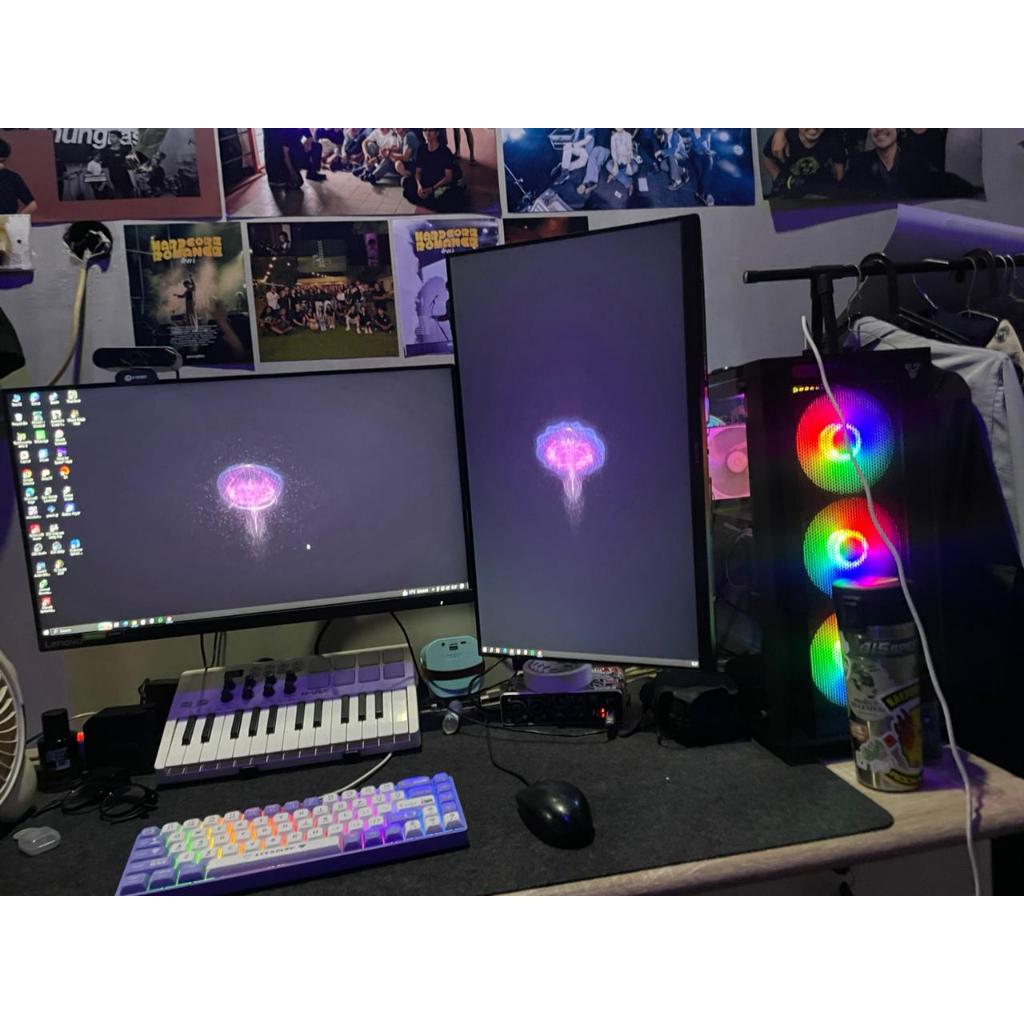 CPU i3-10100F RAM 16GB VGA RX580 SSD256GB