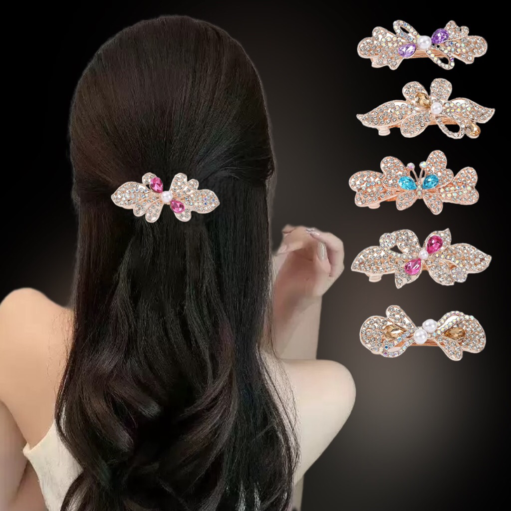 Jepit Rambut Mewah Hair Clip Aksesoris Rambut Pesta Jepit Rambut Pesta Sanggul Bali Cepol Sanggul Mo