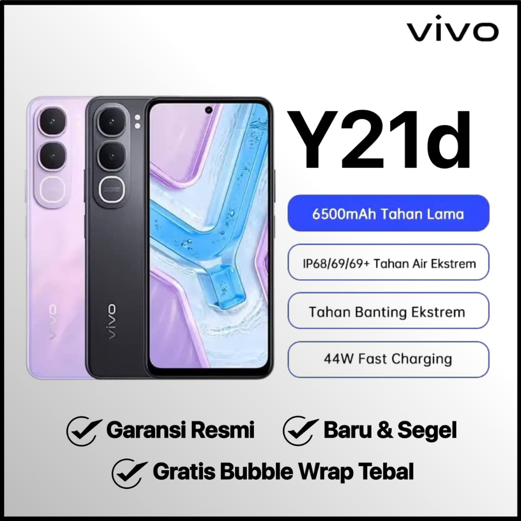 Vivo Y21d RAM 8GB Internal 128GB New Segel