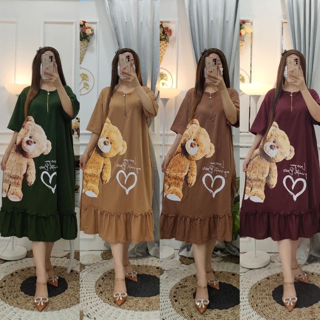 Dress Voxy Jumbo Sablon Busui