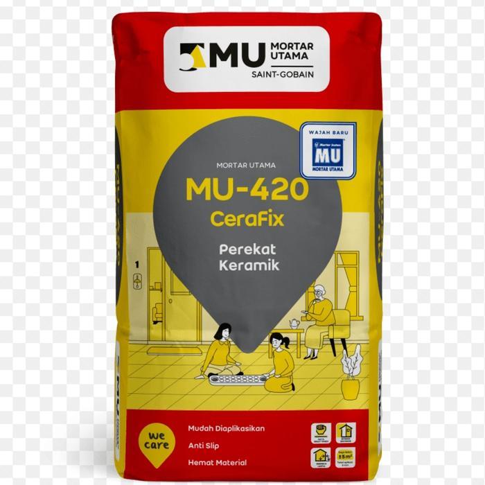MU-420 CeraFix adalah semen instan atau mortar yang dirancang khusus sebagai perekat keramik (porous