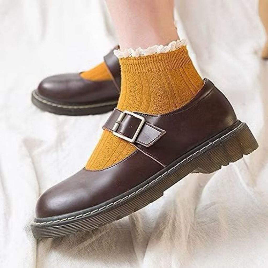 Kaos Kaki Wanita Motif Renda Simple Gaya Korea Kaos Kaki Pendek Semata Kaki