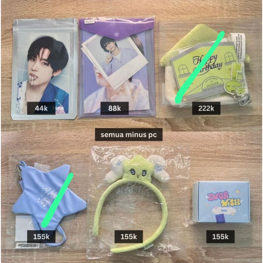NCT WISH MERCH MD POPPOP PHOTO SET SG25 PHOTO PACK WICHU HAIRBAND HEADBAND EVERWISH RING