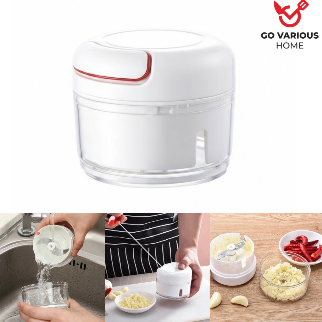 GVH Blender Tarik Manual Portable Mini Chopper Gilingan Bumbu Dapur Tanpa Listrik
