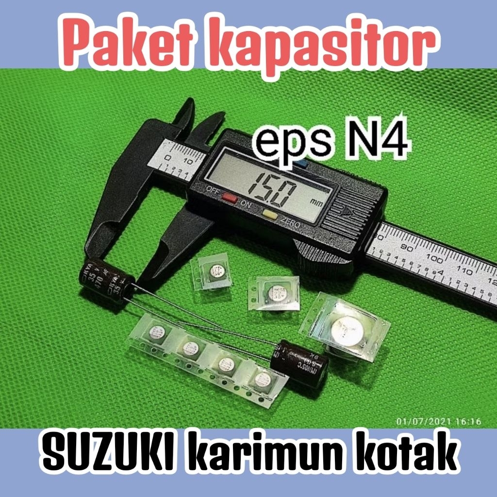 paket kapasitor elko untuk modul EPS karimun kotak (N4,G4)
