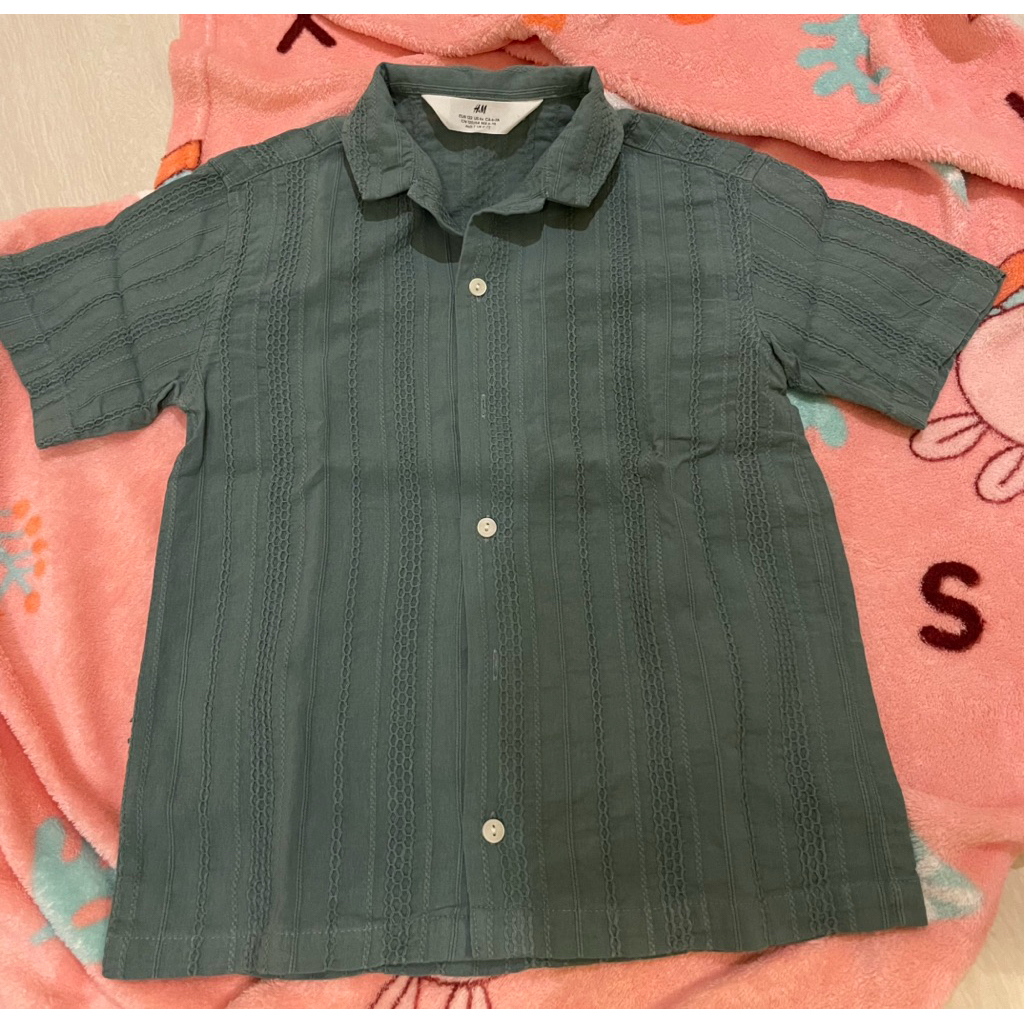 Kemeja tosca anak laki laki h&m preloved