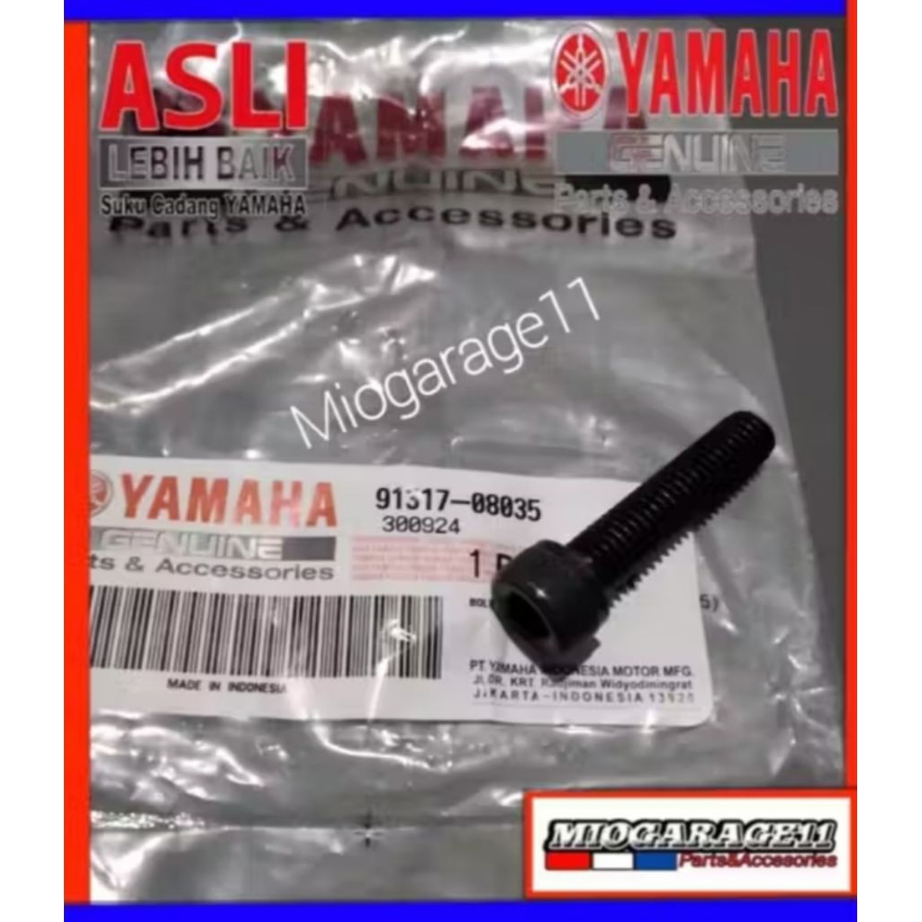 Baut Klem Kleman Knalpot Yamaha Xeon Karbu Original 91317-08035
