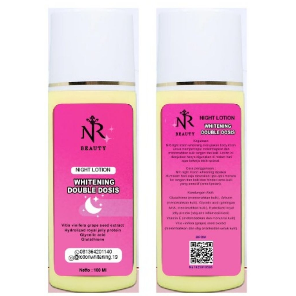 Stiker label Handbody botol 100ml