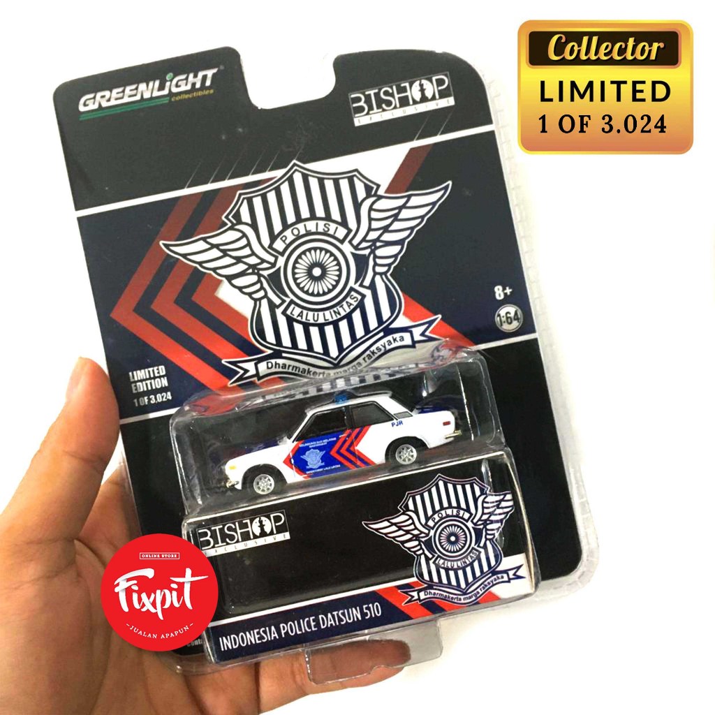 Greenlight polisi Indonesia Datsun 510