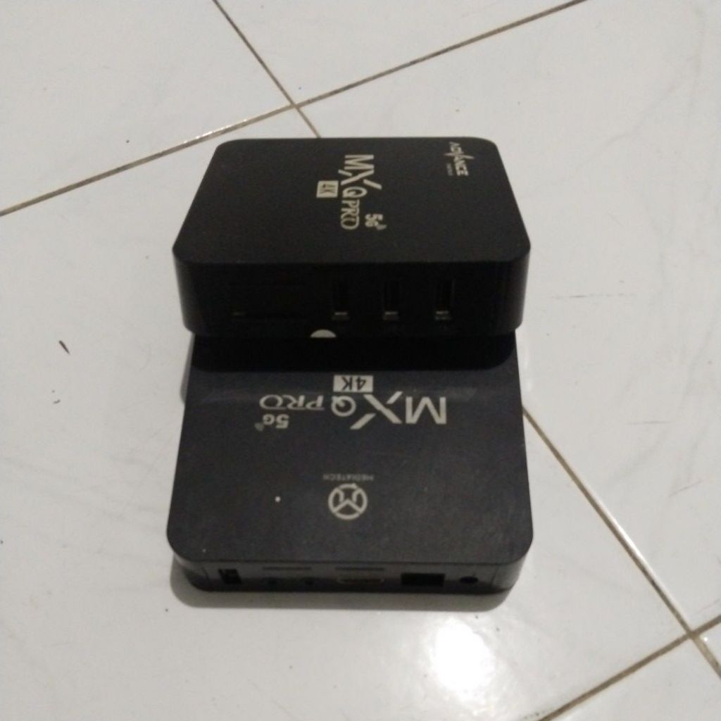STB TV BOX ANDROIT 7 MX Q PRO 5G 4K KONDISI NORMAL BARANG SESUAI FOTO