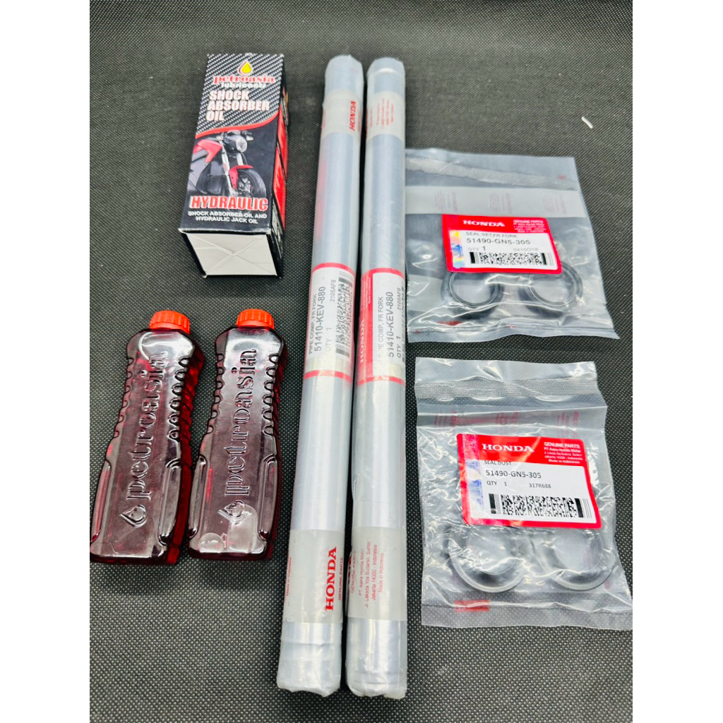 As Shock Depan + Seal Shock Seal Abu + Oli Shock Supra X Lama Supra Fit Lama Supra x 100 KEV