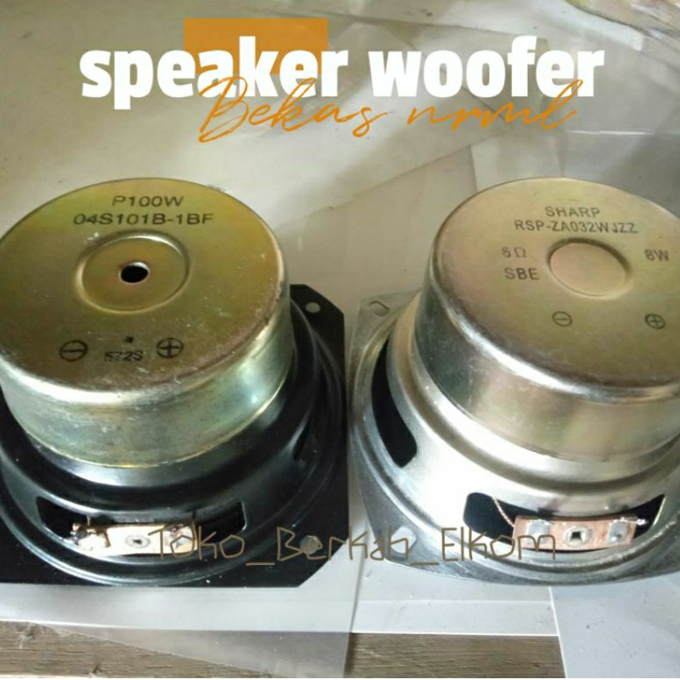 SPEAKER 4 INCH WOOFER RANDOM BEKAS NORMAL