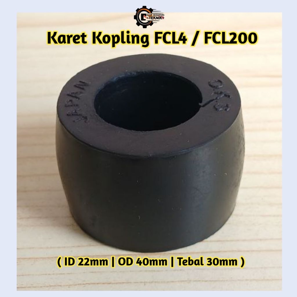 Karet Kopling FCL F4 / Fcl200 #4 | Rubber Coupling FCL F4 | Karet FCL4 / FCL200 NBK OKS | Karet Kopl