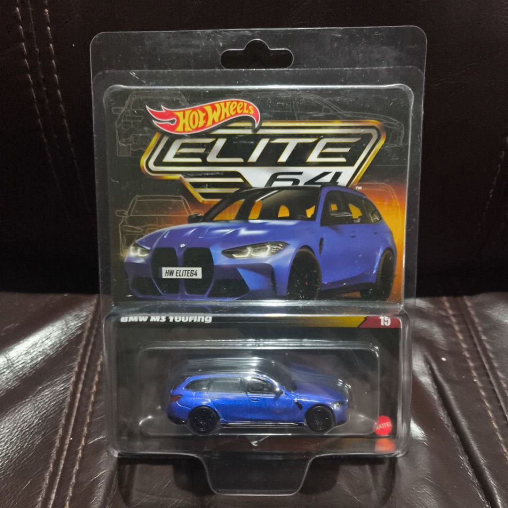 Hot Wheels Elite 64 BMW M3 Touring biru Elite64
