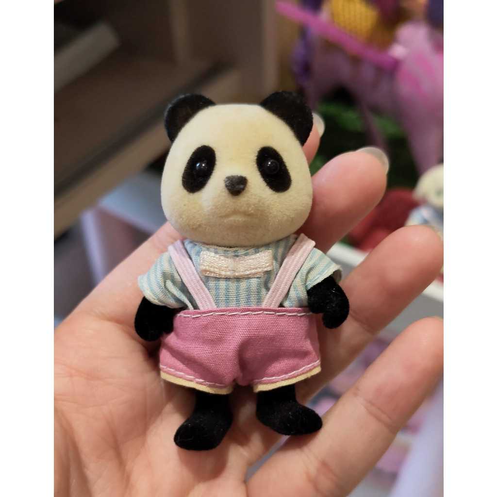 Sylvanian Wilder Panda Vintage Preloved Figur Stain Sedikit Koleksi Vintage