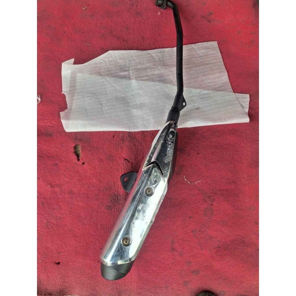 Knalpot Standar Supra X 125 Helemin Original