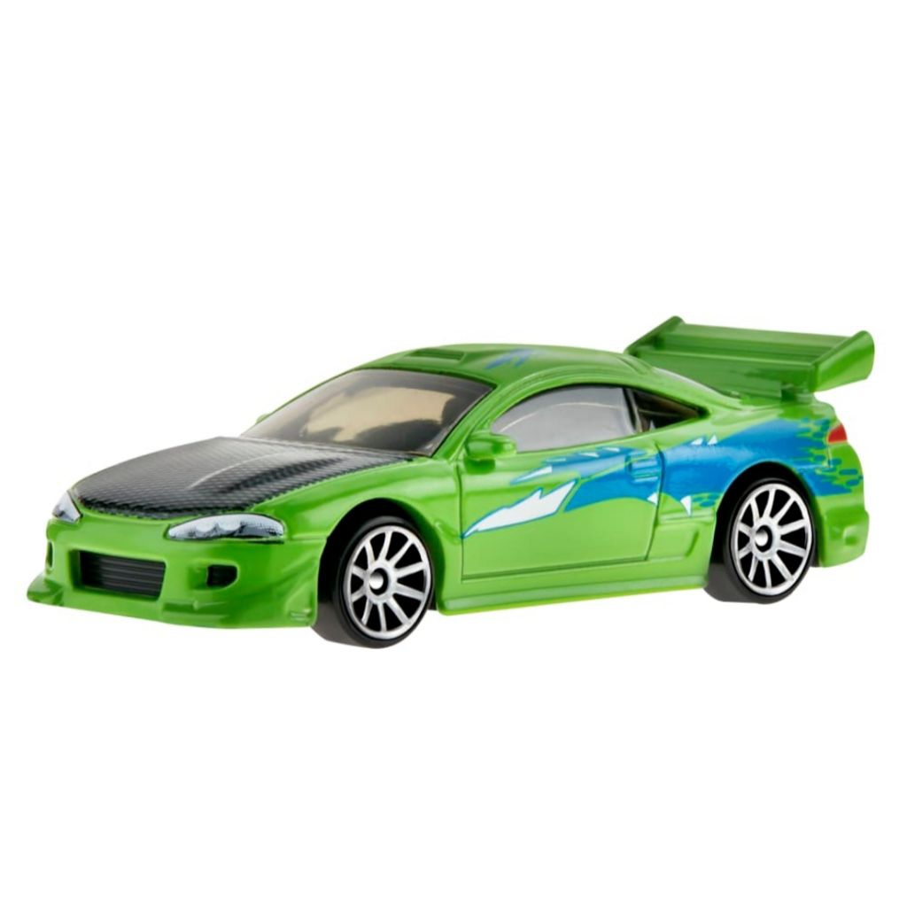 Hot Wheels Mitsubishi Eclipse hijau LOOSE - HNT21