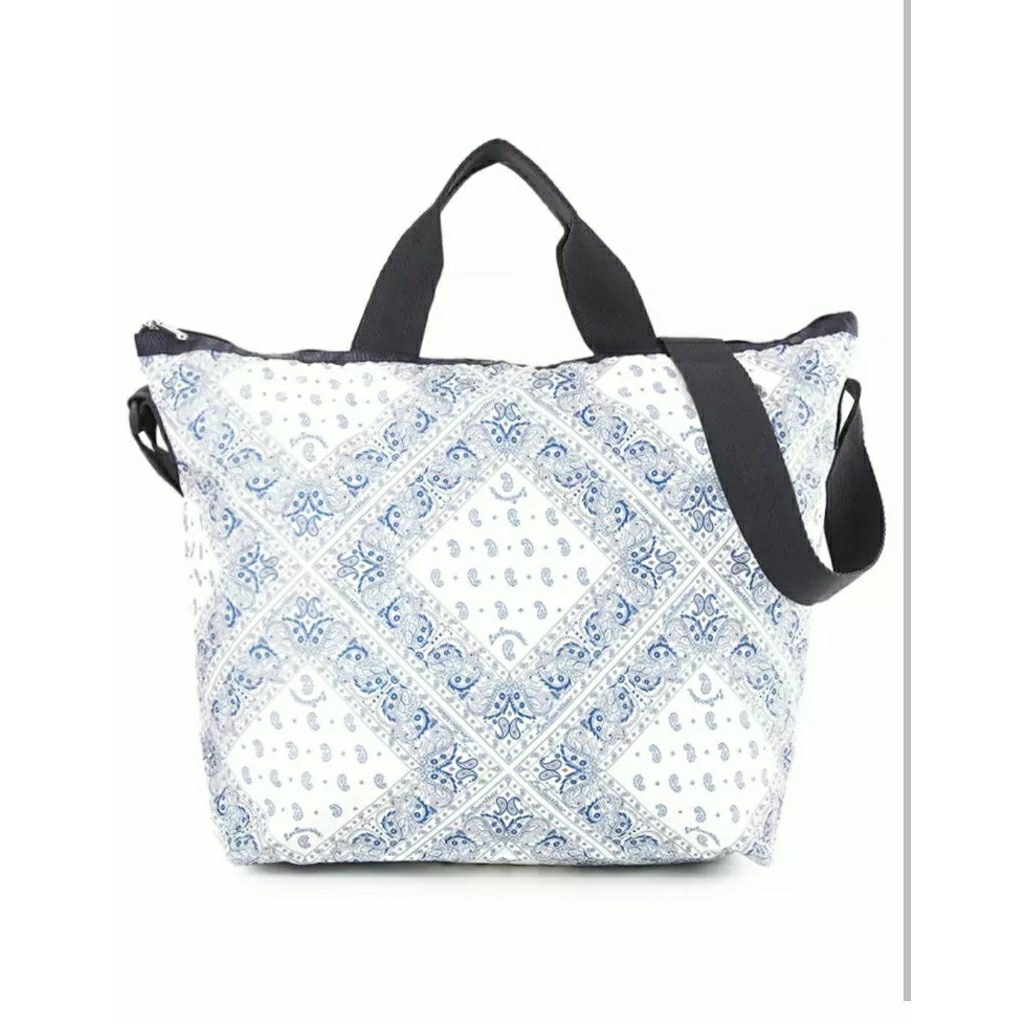 LESPORTSAC DELUXE EASY CARRY TOTEBAG IN BANDANNA BREEZE