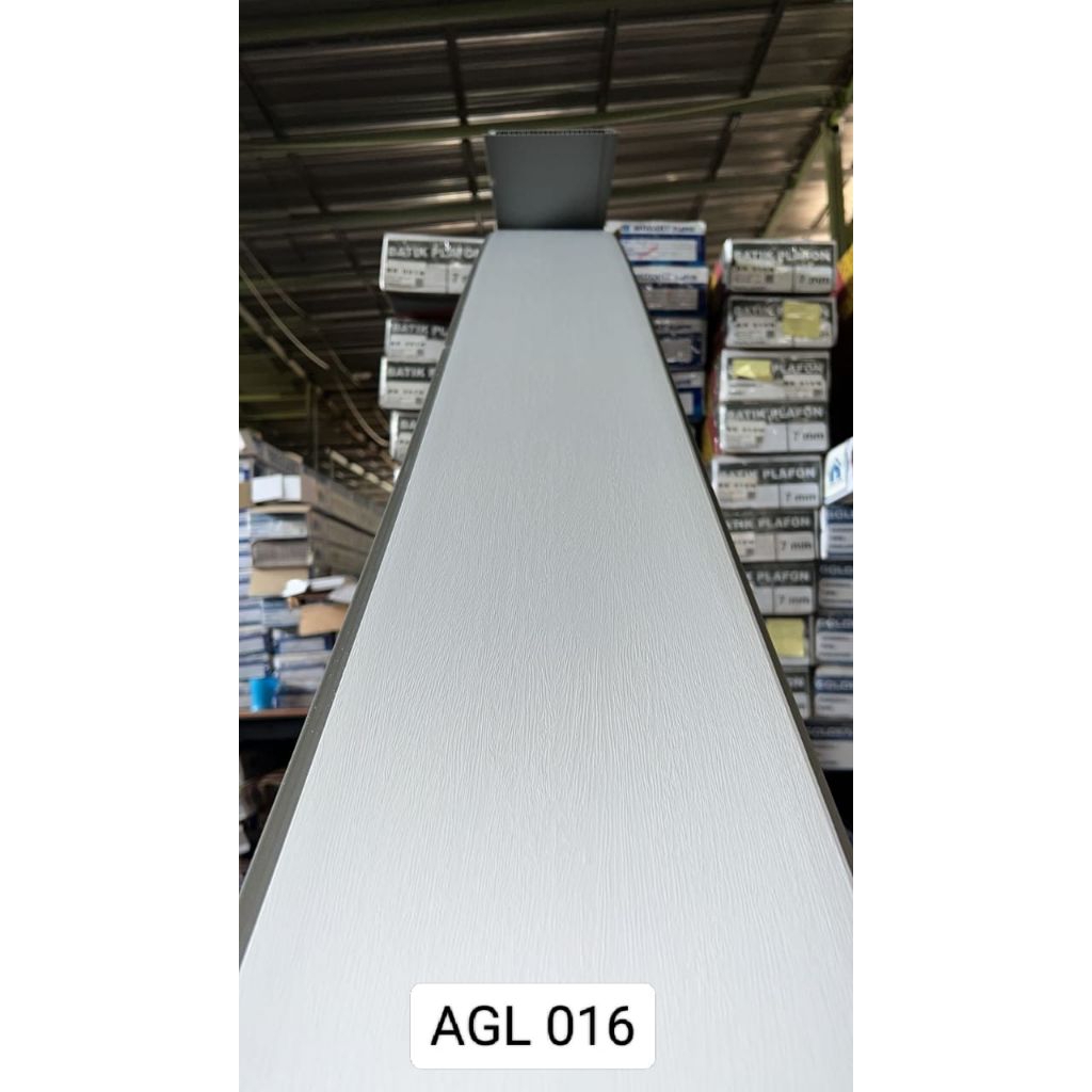 plafon pvc coklat serat panjang 6meter perlembar