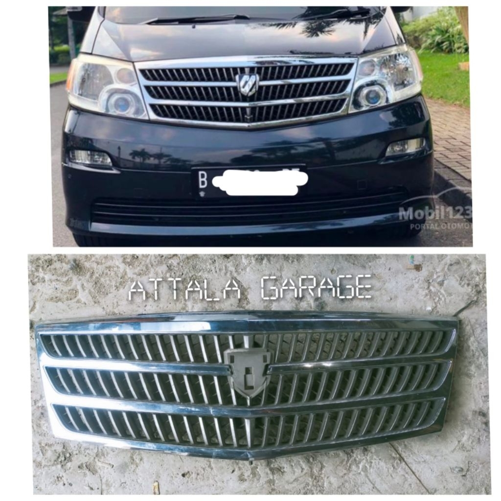 grill Alphard 2005 2006