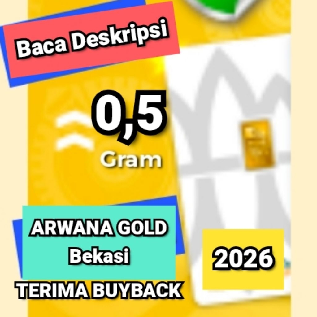 Emas LM Antam 0,5 gram gr RM 2023 2024 0,5gr 0.5 gr Redmark Logam Mulia TERBARU MURAH