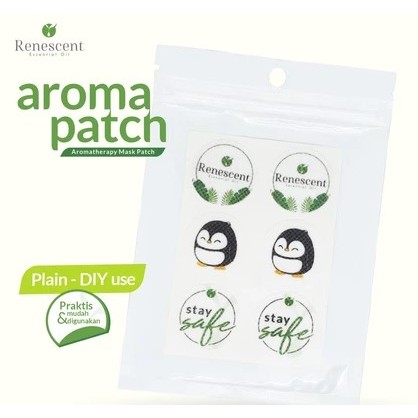 Aroma Patch Masker Sticker Renescent (TANPA AROMA) isi 12 patch