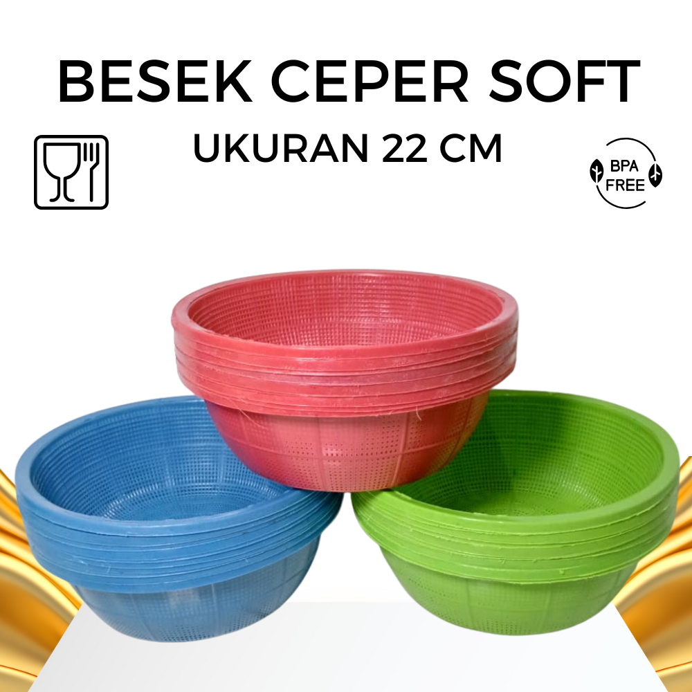 PAKET HEMAT 4 LUSIN BESEK CEPER SOFT - BESEK HAJATAN PLASTIK - MURAH - BERKUALITAS