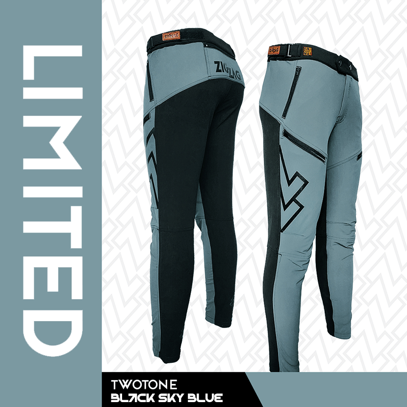 Zigzag Premium MTB Longpant Limited Twotone Black Light Blue