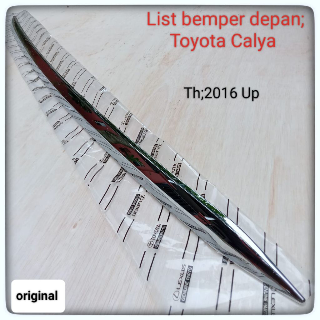 List Bemper Depan Calya 2016 Up List Chrome Bemper Depan Calya Original