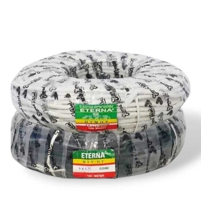 Eterna Kabel Serabut NYMHY 3x0.75 Per Meter