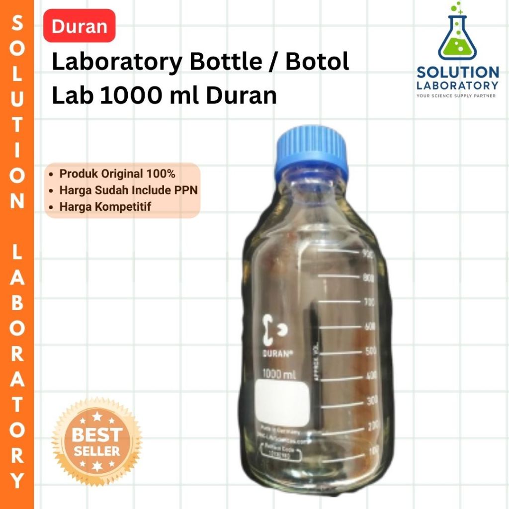 Laboratory Bottle / Botol Lab 1000 ml Duran