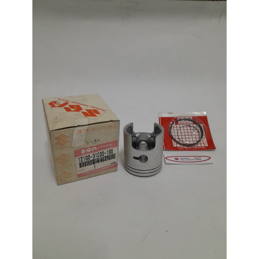 PISTON KIT PISTON SEHER OS 1.00 RC100,TORNADO,CRYSTAL ORI SGP 100%
