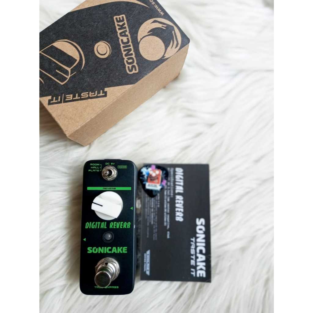 Sonicake Digital Reverb pedal efek gitar bass