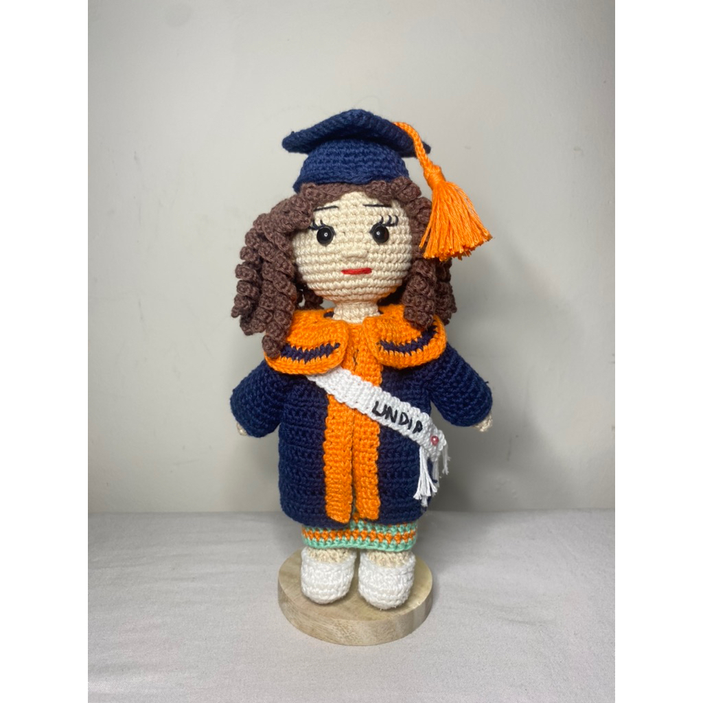 Boneka Amigurumi Custom / Boneka Wisuda Custom / Hadiah Wisuda