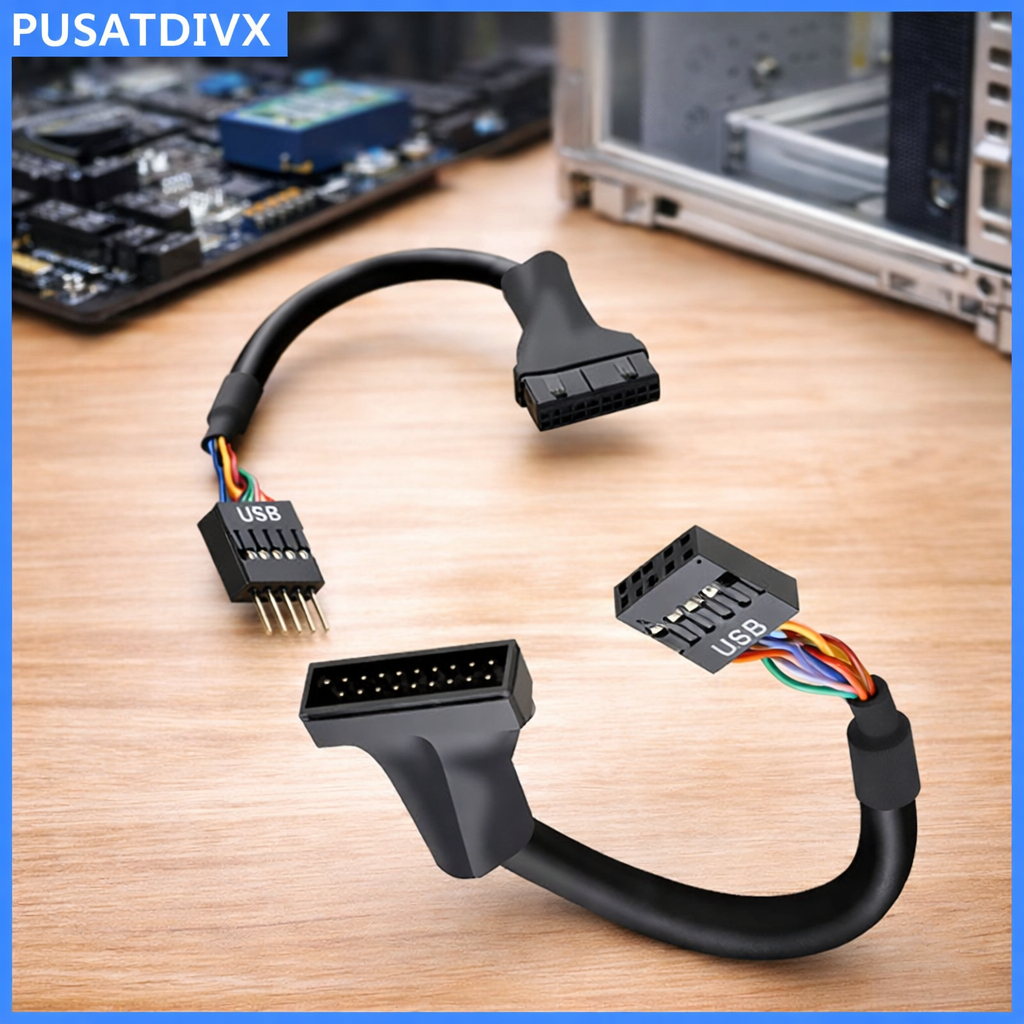 SANJI KABEL ADAPTER USB 2.0 9PIN FEMALE TO USB 3.0 20PIN MALE