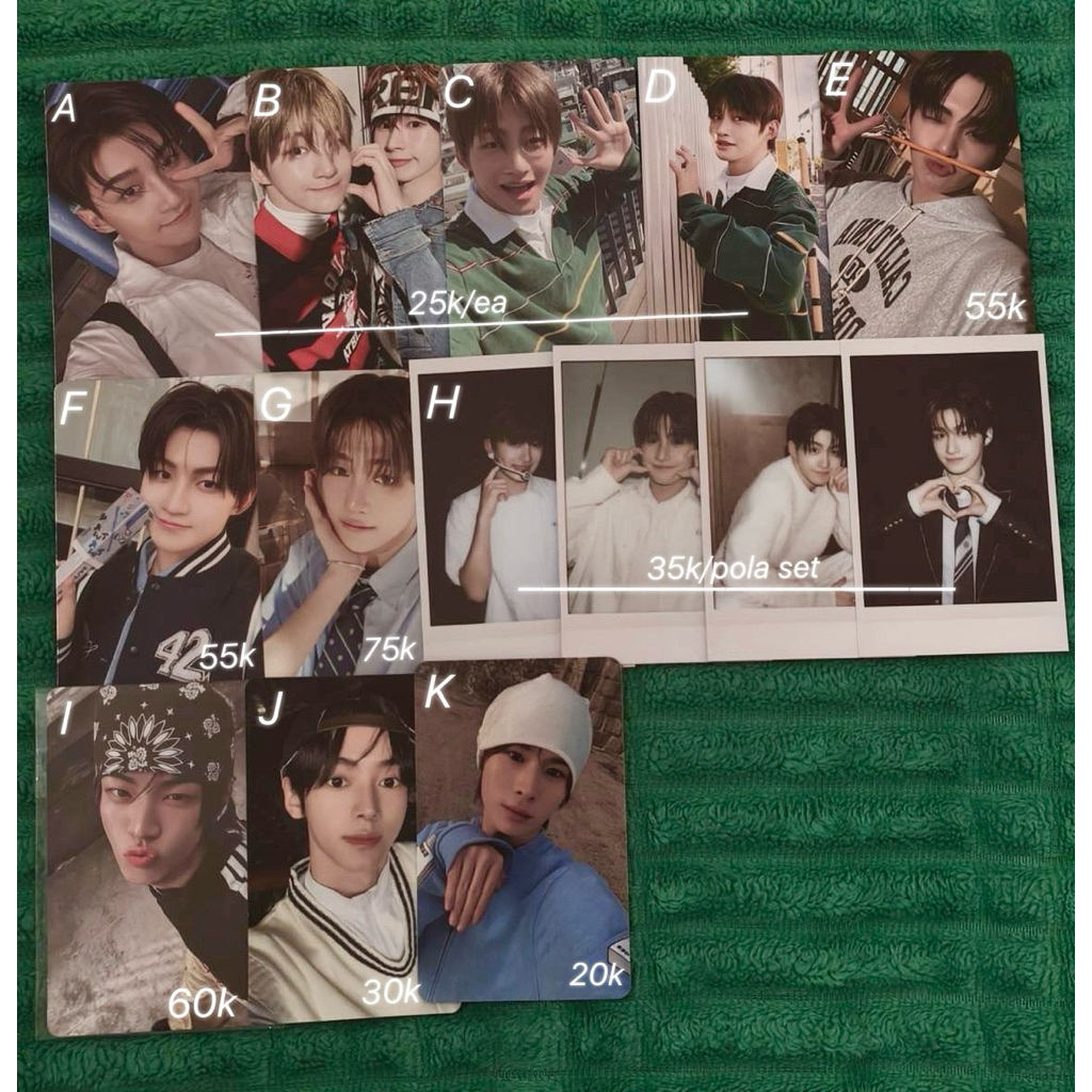 [READY STOCK] TWS Jihoon Dohion Hanjin Kyungmin Sparkling Blue Summer Beat Lastbell Hajimemashite Ph