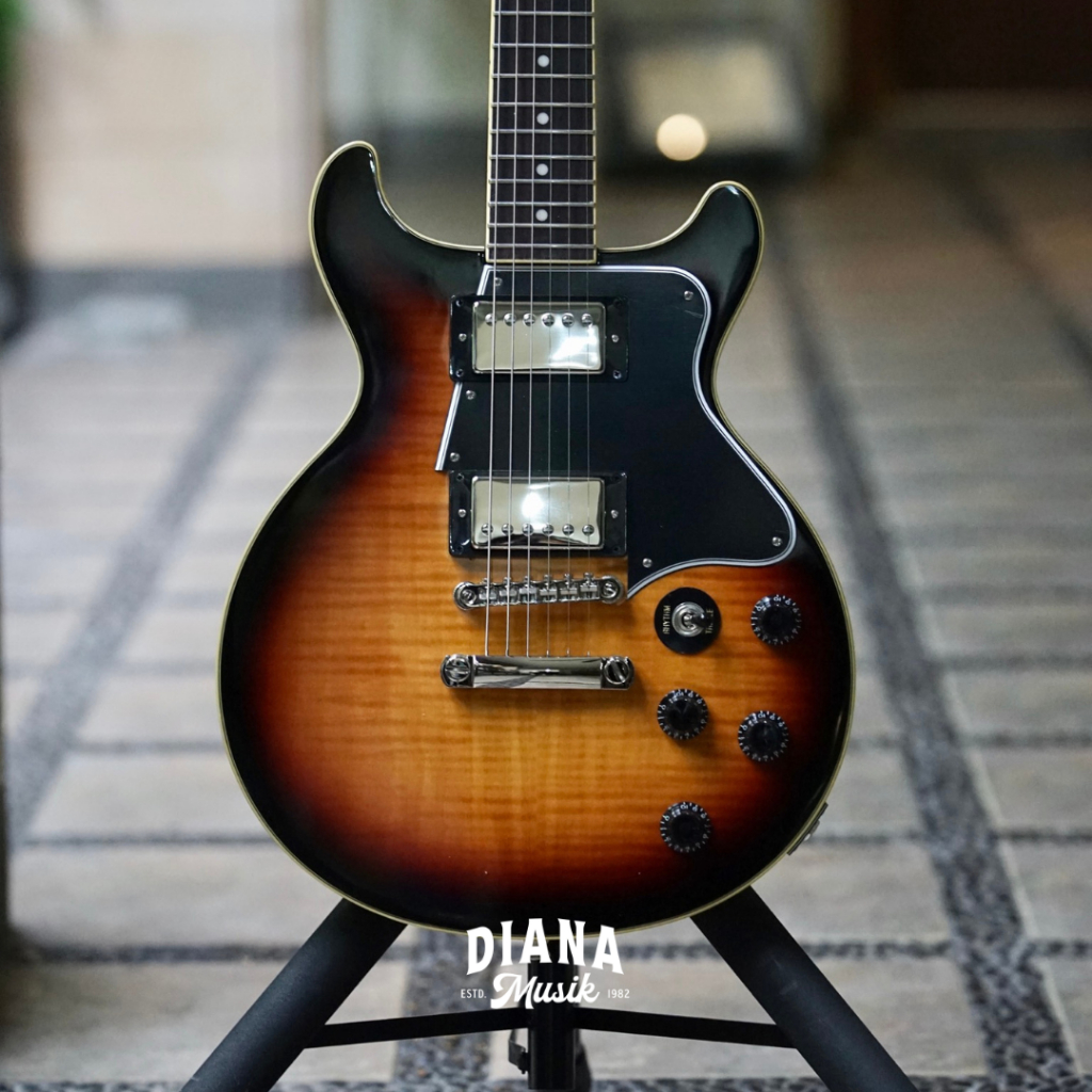 Epiphone Les Paul Special Double Cut Figured Bourbon Burst