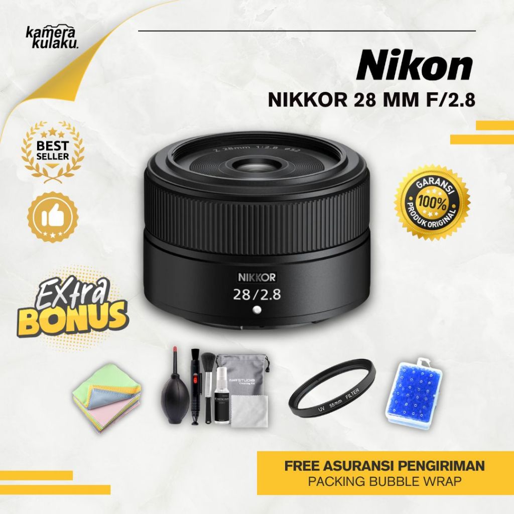 LENSA NIKON NIKKOR Z AF 28MM F2.8 MULUS cocok untuk nikon z5 z6 z7 z8 z6ii z50 zfc z5ii